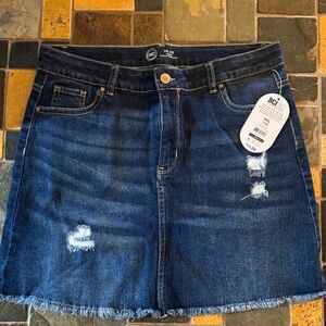 Wonder Nation Dark Blue Denim Skirt